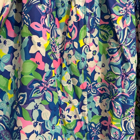 Zalie Floral Off the Shoulder Midi Dress LILLY PULITZER® NWT Size 4 - Picture 4 of 7